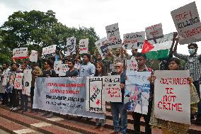 Journalists Protest Killings of Journalists in Gaza - Bangladesh