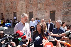 King and Queen Visit Fire-Damaged Villages - Spain
