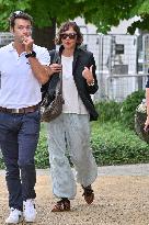 Venice Maggie Gyllenhaal Airport Arrivals JR