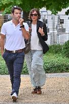 Venice Maggie Gyllenhaal Airport Arrivals JR