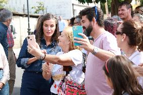 King and Queen Visit Fire-Damaged Villages - Spain