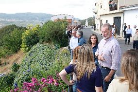 King and Queen Visit Fire-Damaged Villages - Spain