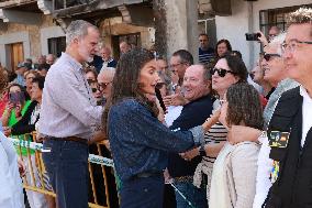 King and Queen Visit Fire-Damaged Villages - Spain