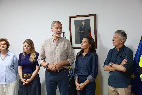 King and Queen Visit Fire-Damaged Villages - Spain