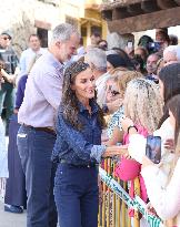 King and Queen Visit Fire-Damaged Villages - Spain