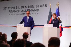 25th Franco-German Ministerial Council - Toulon