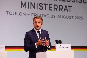 25th Franco-German Ministerial Council - Toulon