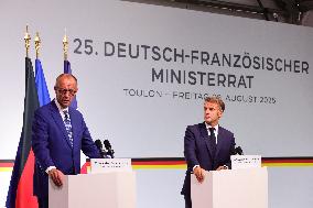 25th Franco-German Ministerial Council - Toulon