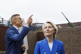Finnish President Stubb meeting European Commission President von der Leyen