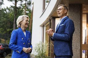 Finnish President Stubb meeting European Commission President von der Leyen