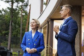 Finnish President Stubb meeting European Commission President von der Leyen