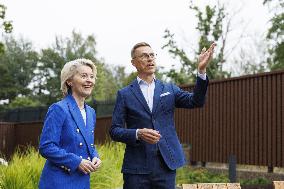 Finnish President Stubb meeting European Commission President von der Leyen