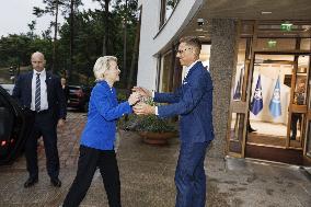 Finnish President Stubb meeting European Commission President von der Leyen