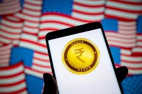 Illustration Indian Rupee