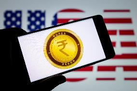 Illustration Indian Rupee