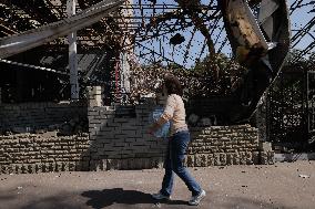 Russians Shelled Sloviansk at Night - Ukraine