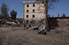 Russians Shelled Sloviansk at Night - Ukraine