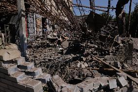 Russians Shelled Sloviansk at Night - Ukraine