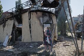 Russians Shelled Sloviansk at Night - Ukraine
