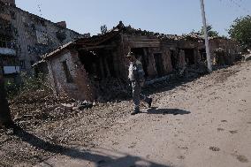 Russians Shelled Sloviansk at Night - Ukraine