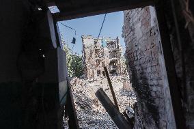 Russians Shelled Sloviansk at Night - Ukraine