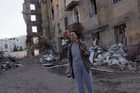 Russians Shelled Sloviansk at Night - Ukraine