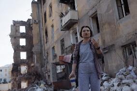 Russians Shelled Sloviansk at Night - Ukraine