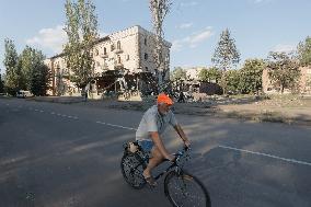 Russians Shelled Sloviansk at Night - Ukraine