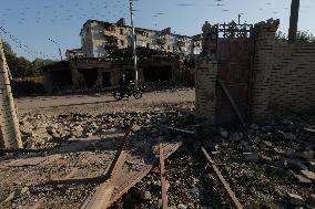 Russians Shelled Sloviansk at Night - Ukraine