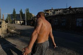 Russians Shelled Sloviansk at Night - Ukraine
