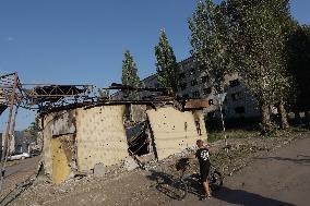 Russians Shelled Sloviansk at Night - Ukraine