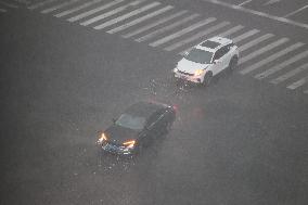 Rainstorm Hit Qingdao