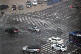 Rainstorm Hit Qingdao