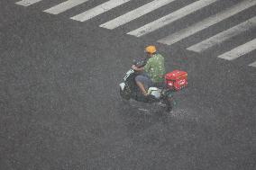 Rainstorm Hit Qingdao
