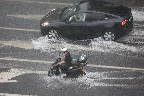 Rainstorm Hit Qingdao