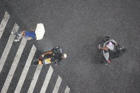 Rainstorm Hit Qingdao