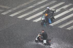 Rainstorm Hit Qingdao