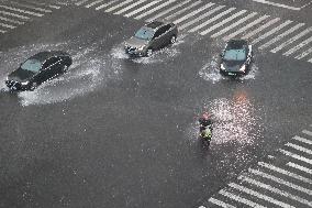 Rainstorm Hit Qingdao