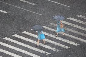 Rainstorm Hit Qingdao