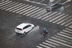 Rainstorm Hit Qingdao