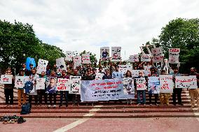 Journalists Protest Gaza Killings - Dhaka