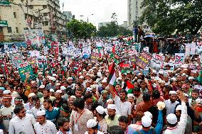 Thousands March to Protest Gaza War - Dhaka