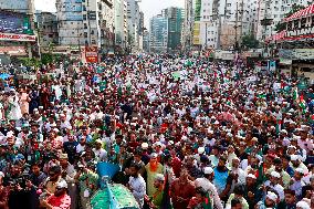 Thousands March to Protest Gaza War - Dhaka