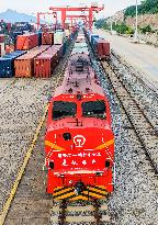 China - Kazakhstan Base First PV Special Train
?