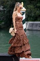 VENICE - Arrival Annemarie Carpendale MP