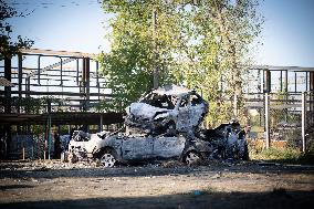 Zelenskyy Paid Tribute to the Victims of the Russian Strike in Kyiv - Ukraine