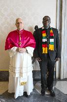 Pope Leo XIV Meets President Of Zimbabwe - Vatican