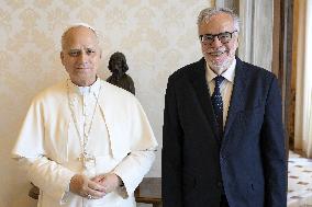 Pope Leo XIV meets Andrea Riccardi - Vatican
