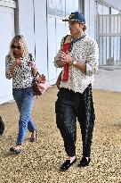 Venice Kate Moss Jordan Barrett Airport Arrivals JR