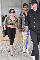 Venice Halsey Avan Jogia Airport Arrivals JR